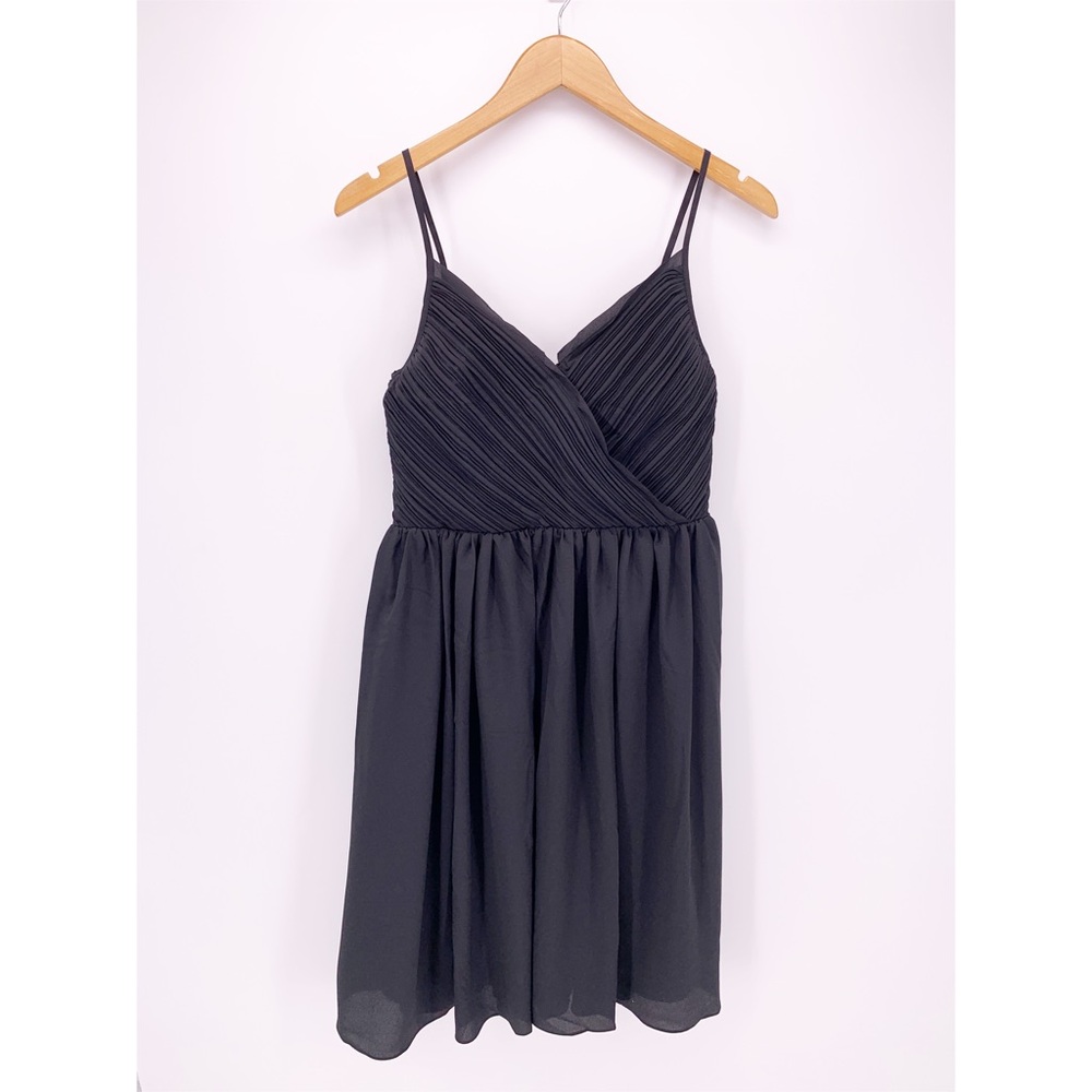 Banana Republic Black Pleated Dress